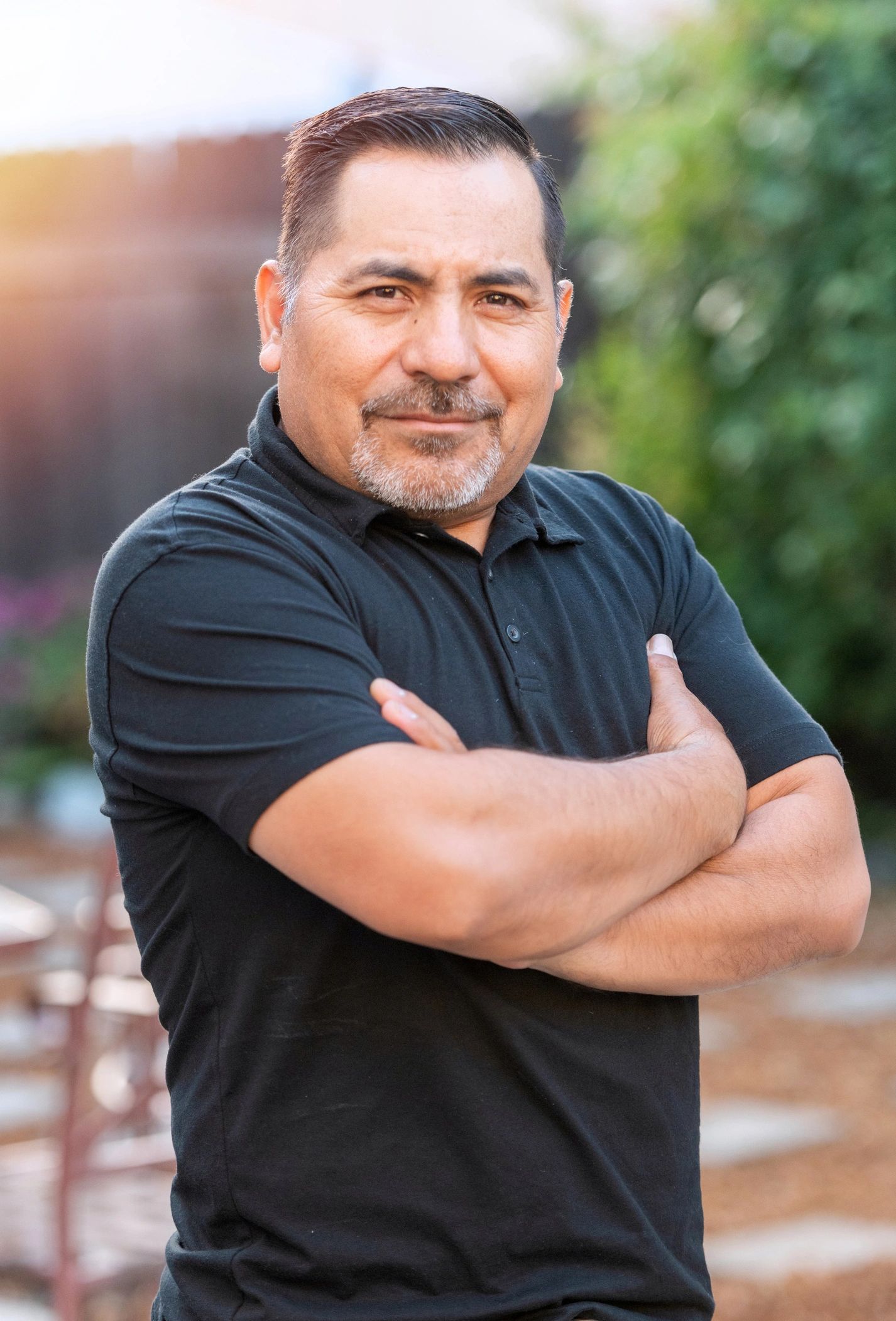 Confident mature man standing outdoors